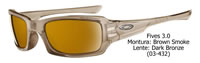 Oakley Fives 3.0 Brown Smoke/Dark Bronze (03-432)